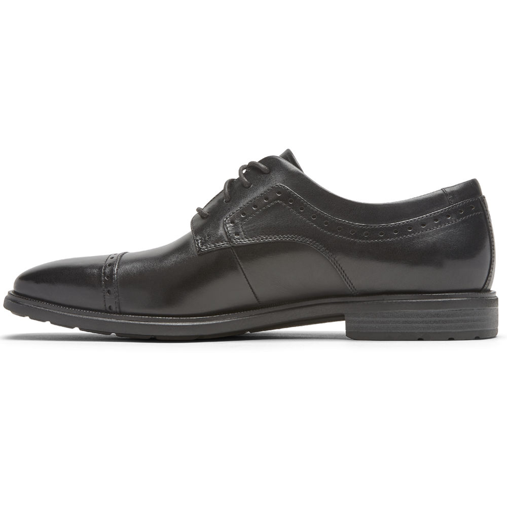 Rockport Dress Shoes For Mens Black - Dres Sports Business 2 Cap Toe - GL7163054